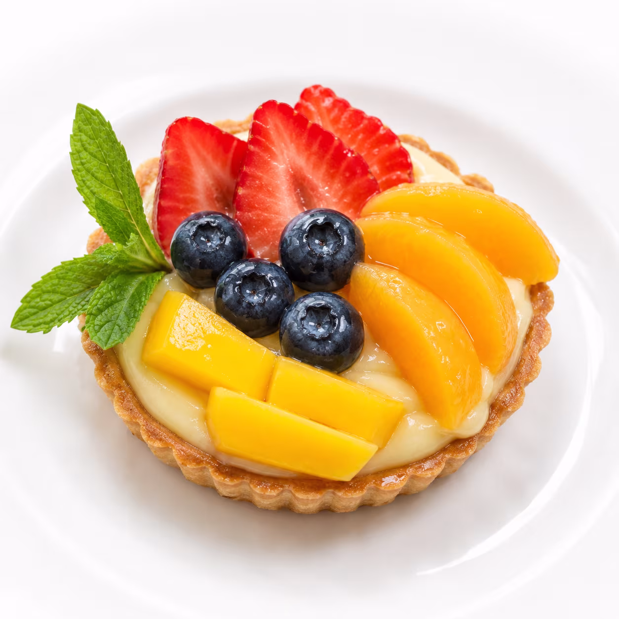 Tartelette aux fruits (à base de crème patissière)
