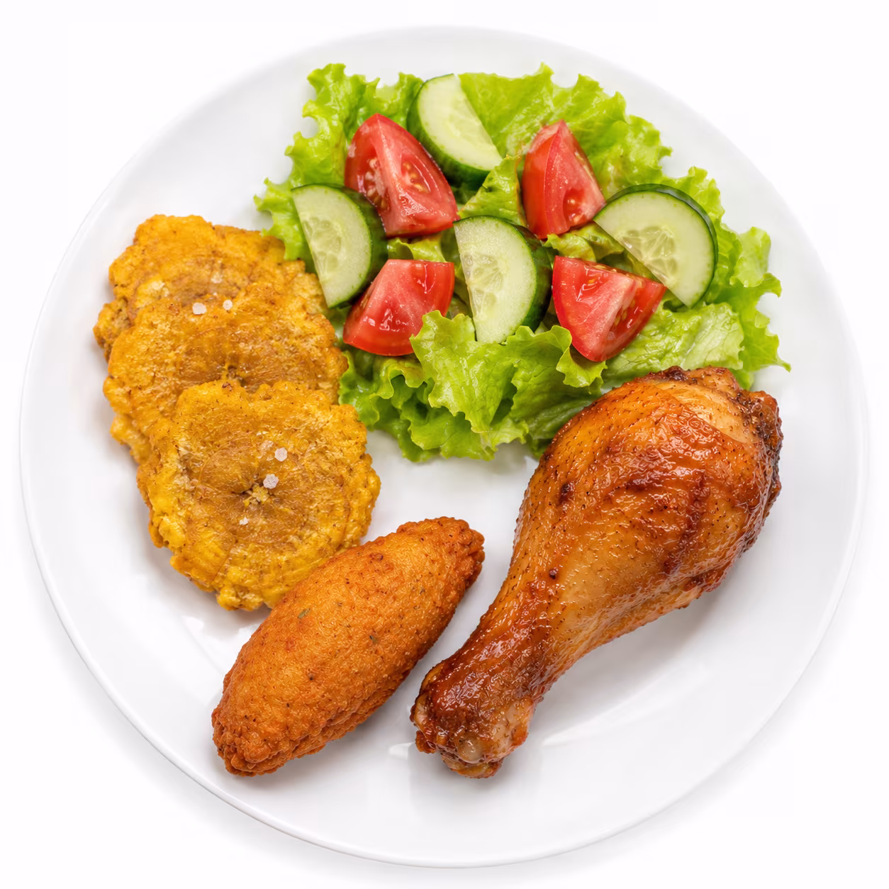 Assiette de poulet pour enfant